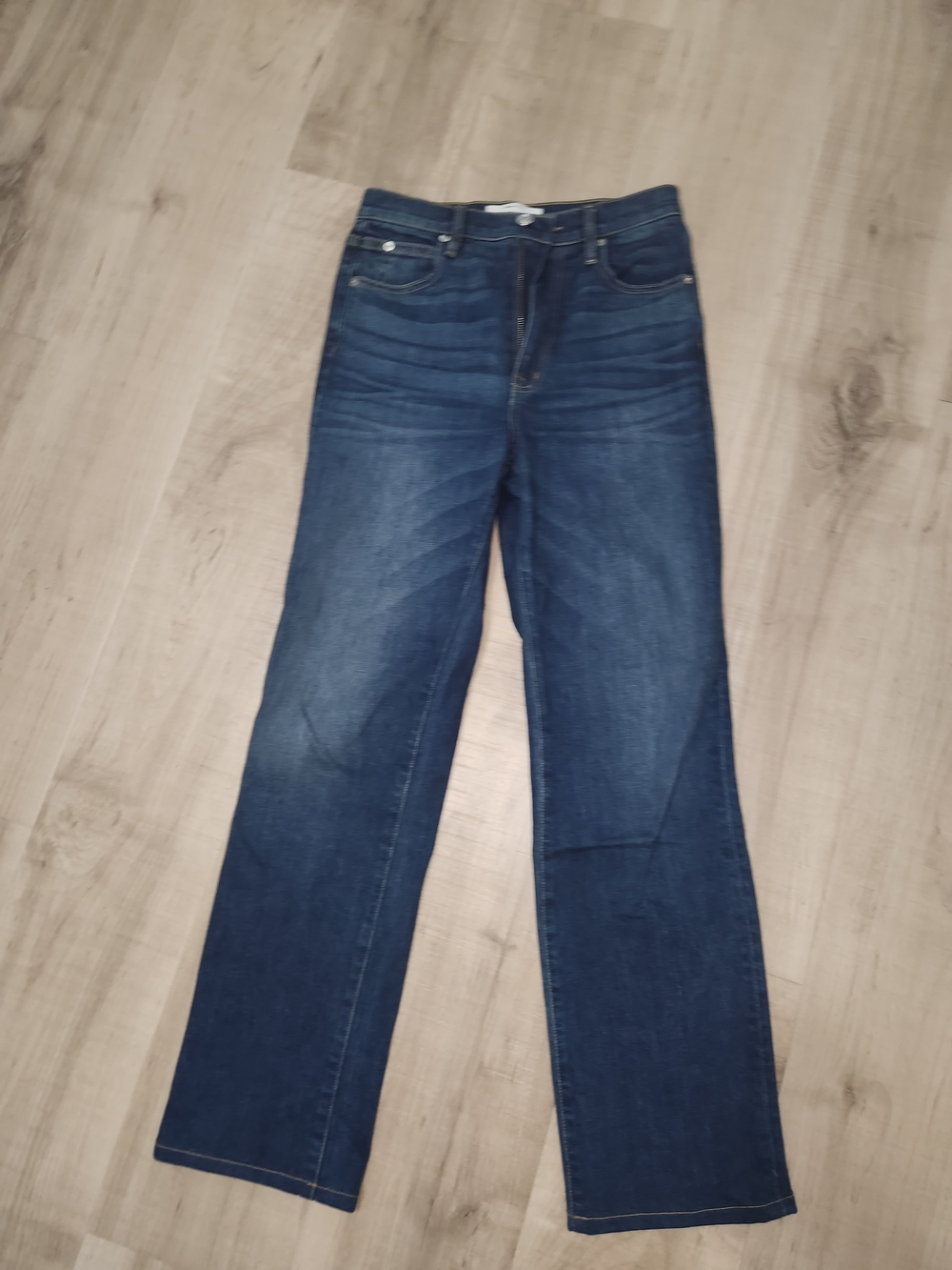 SLVRLAKE Indigo Blue Mid-Rise Jeans
